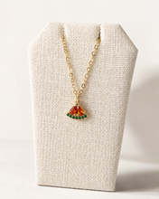 Load image into Gallery viewer, Free Palestine Watermelon Necklace