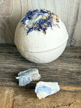 Load image into Gallery viewer, Limited Edition - Kyanite & Cornflower Bath Bomb