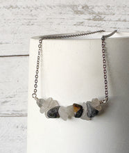 Load image into Gallery viewer, Black & White Quartz Necklace