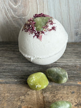 Load image into Gallery viewer, Limited Edition - Green Jade & Violet Bath Bomb