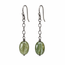 Load image into Gallery viewer, Green Kyanite Earrings