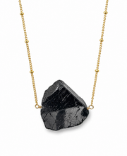 Load image into Gallery viewer, Obsidian Slab Necklace