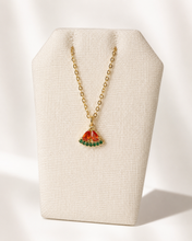 Load image into Gallery viewer, Free Palestine Watermelon Necklace