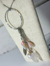 Load image into Gallery viewer, Mixed Gemstone Tassel Necklace