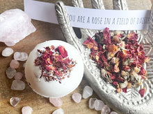Load image into Gallery viewer, Love Bombs - Bath Bombs with a Special Note & Gemstone