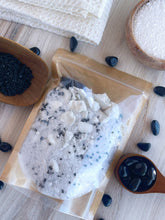 Load image into Gallery viewer, Obsidian & Black Sea Salt Crumbled Bath Bomb Bath Soak