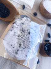 Load image into Gallery viewer, Obsidian & Black Sea Salt Crumbled Bath Bomb Bath Soak