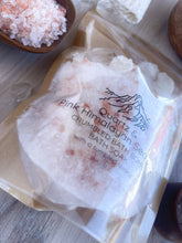 Load image into Gallery viewer, Quartz & Pink Himalayan Sea Salt Crumbled Bath Bomb Bath Soak