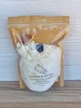 Load image into Gallery viewer, Sodalite & Sel Gris Crumbled Bath Bomb Bath Soak
