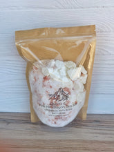 Load image into Gallery viewer, Quartz & Pink Himalayan Sea Salt Crumbled Bath Bomb Bath Soak