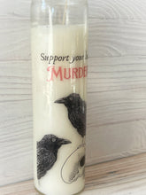 Load image into Gallery viewer, Support Your Local Murder Prayer Candle