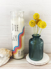 Load image into Gallery viewer, Die Cry Hate Prayer Candle