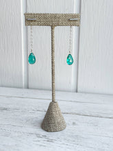 Load image into Gallery viewer, Bar Stud Back Drop Earrings - Briolettes
