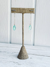 Load image into Gallery viewer, Bar Stud Back Drop Earrings - Briolettes