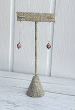 Load image into Gallery viewer, Bar Stud Back Drop Earrings - Rounds