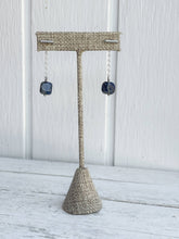 Load image into Gallery viewer, Bar Stud Back Drop Earrings - Rounds