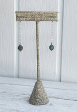 Load image into Gallery viewer, Bar Stud Back Drop Earrings - Rounds