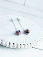 Load image into Gallery viewer, Bar Stud Back Drop Earrings - Rounds