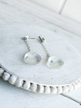 Load image into Gallery viewer, Bar Stud Back Drop Earrings - Briolettes
