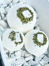 Load image into Gallery viewer, Howlite Bath Bombs with Cannabis Sativa Hemp Seed Oil