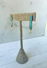 Load image into Gallery viewer, My Face Looks Tired Because I AM Tired But Thank You For Constantly Pointing This Out To Me Earrings - Verdigris