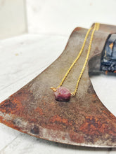 Load image into Gallery viewer, Birthstone Necklace - July - Ruby