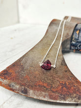 Load image into Gallery viewer, Birthstone Necklace - January - Garnet