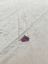 Load image into Gallery viewer, Birthstone Necklace - January - Garnet