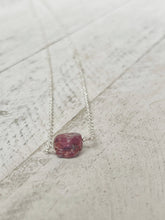 Load image into Gallery viewer, Birthstone Necklace - July - Ruby