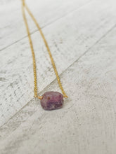 Load image into Gallery viewer, Birthstone Necklace - July - Ruby