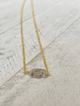 Load image into Gallery viewer, Birthstone Necklace - April - Herkimer Diamond