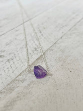 Load image into Gallery viewer, Birthstone Necklace - February - Amethyst