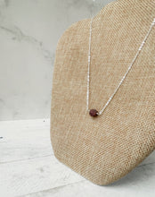 Load image into Gallery viewer, Birthstone Necklace - July - Ruby