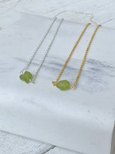 Load image into Gallery viewer, Birthstone Necklace - August - Peridot