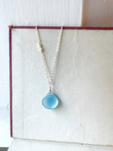 Load image into Gallery viewer, Stop Treating Yourself Like Shit You Deserve Better Chalcedony Necklace