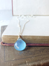 Load image into Gallery viewer, Stop Treating Yourself Like Shit You Deserve Better Chalcedony Necklace