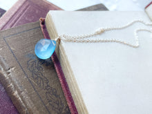 Load image into Gallery viewer, Stop Treating Yourself Like Shit You Deserve Better Chalcedony Necklace