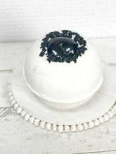 Load image into Gallery viewer, Obsidian & Black Lava Salt Bath Bomb