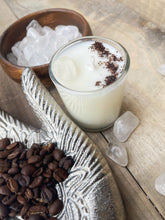 Load image into Gallery viewer, Crystal Quartz & Coffee Votive Candle