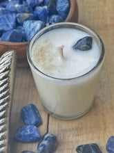 Load image into Gallery viewer, Sodalite & Sel Gris Votive Candle