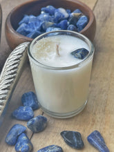 Load image into Gallery viewer, Sodalite & Sel Gris Votive Candle