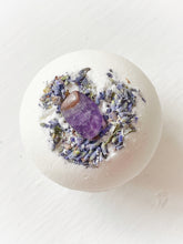 Load image into Gallery viewer, Amethyst & Lavender Bath Bomb