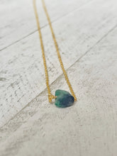 Load image into Gallery viewer, Birthstone Necklace - May - Emerald