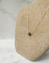 Load image into Gallery viewer, Birthstone Necklace - July - Ruby