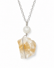 Load image into Gallery viewer, Citrine Chunk Necklace

