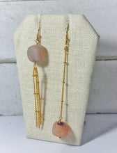 Load image into Gallery viewer, Frosted Carnelian Earrings
