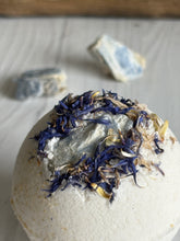 Load image into Gallery viewer, Limited Edition - Kyanite &amp; Cornflower Bath Bomb
