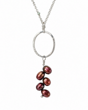 Load image into Gallery viewer, Bronze Pearl Necklace

