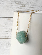 Load image into Gallery viewer, Amazonite Nugget Necklace
