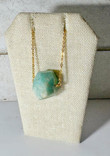 Load image into Gallery viewer, Amazonite Nugget Necklace
